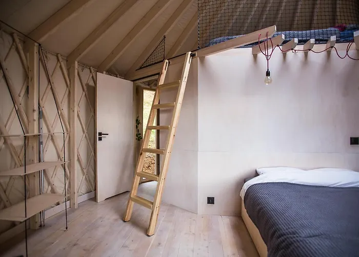 Luxusní stan Kryjowka - Jurty Ukryte Wsrod Zieleni Leszczyniec